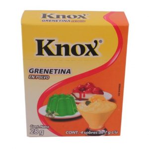 GRENETINA EN POLVO KNOX 4 SOBRES DE 7 G