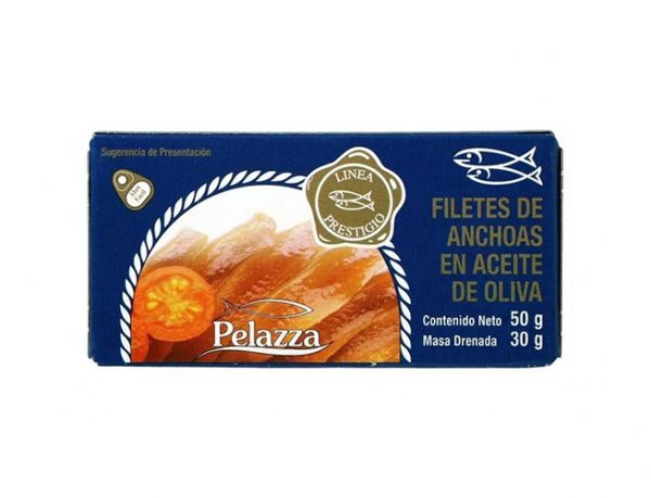 FILETES DE ANCHOA PELAZZA OLIVA 50 G